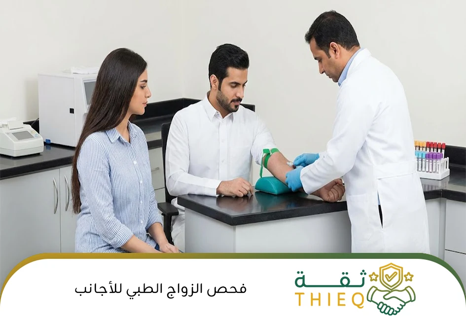 فحص الزواج الطبي للأجانب في مختبر معتمد من وزارة الصحة بالمملكة العربية السعودية