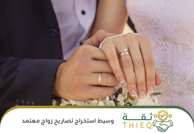 وسيط استخراج تصاريح زواج معتمد