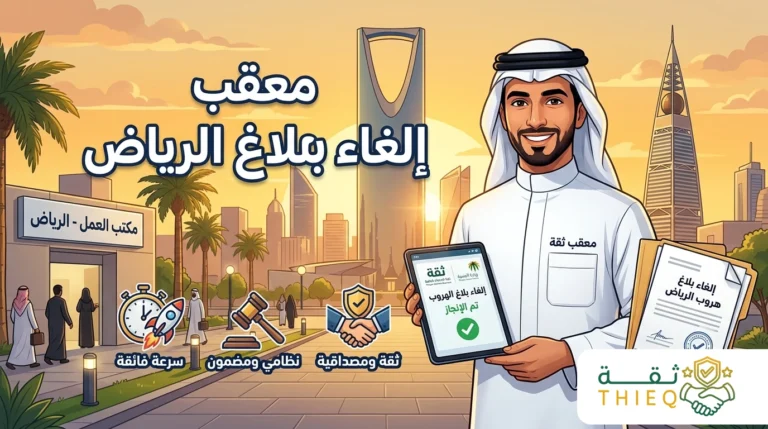 معقب الغاء بلاغ هروب الرياض