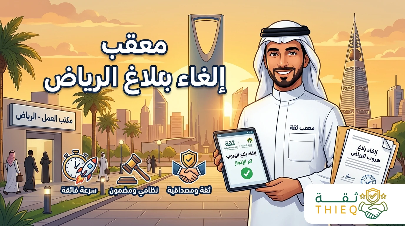 معقب الغاء بلاغ هروب الرياض